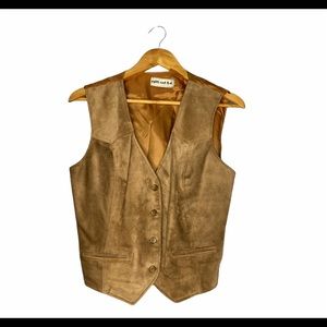 Vintage Suede Festival Vest 70’s Boho Vibe